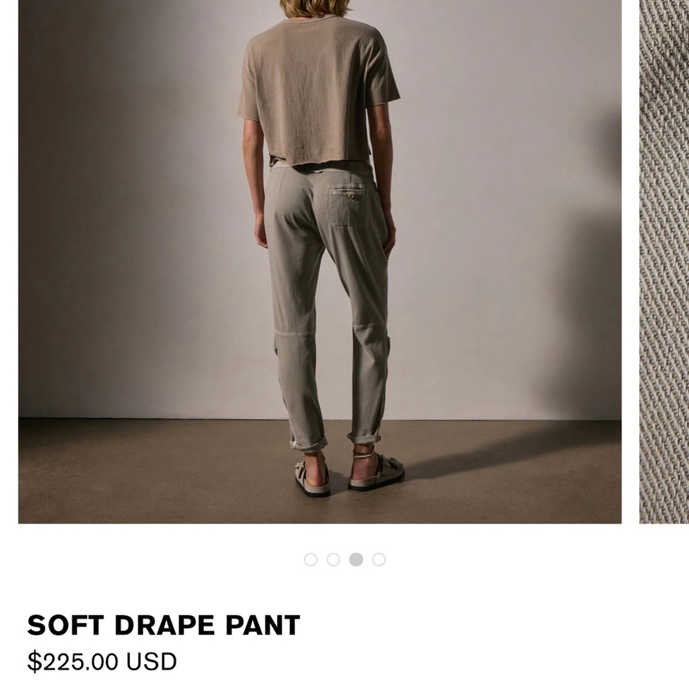 James Perse Soft Drape Pants - Picture 2 of 5